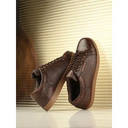 CARLO ROMANO Men Printed Leather Sneakers