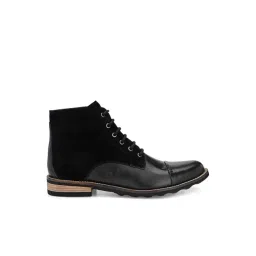 Carlo Romano Men's Black Casual Boots
