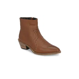 CARLO ROMANO Women High-Top Leather Winter Boots