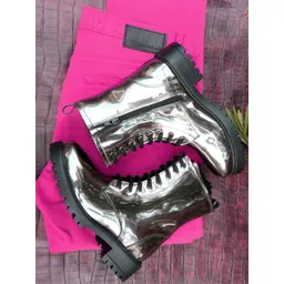 CARLO ROMANO Women Mid Top Platform Heel Chunky Boots