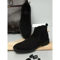 Carlton London Men's Black Chelsea Boots