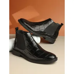 Carlton London Men's Black Chelsea Boots