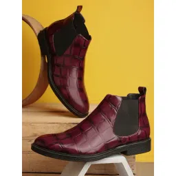 Carlton London Men's Cherry Chelsea Boots