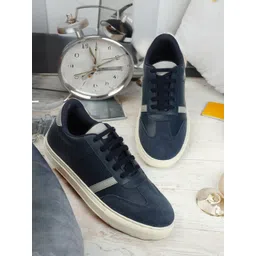 Carlton London sports Men Leather Lightweight Comfort Insole Sneakers