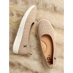 Carlton London sports Women Beige Ballerinas Flats