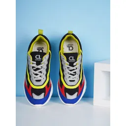 Carlton London sports Women Colourblocked Lace-Up Sneakers