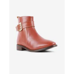 Carlton London Women Tan Flat Boots