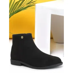 Carlton London Women's Black Casual Booties