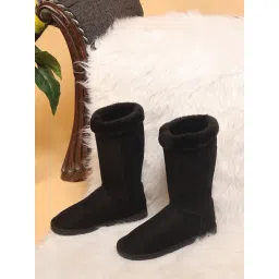 Carlton London Women's Black Snow Boots