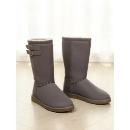 Carlton London Women's Grey Snow Boots
