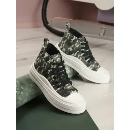 Carlton London Women's Olive & Camo Sneakers