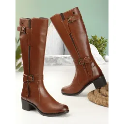 Carlton London Women's Tan Casual Booties