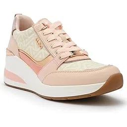 CAROTERIEL-IN110 Ladies Other White Wedge Sneakers