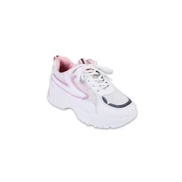 CASSIEY Women Pink Mesh Walking Shoes