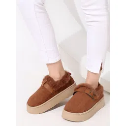 CASSIEY Women Round Toe Winter Boots