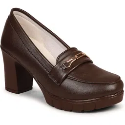 Casual and Trendy Heel Loafers for Women Corporate Casuals For Women