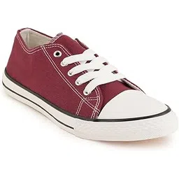 Casual Canvas Shoes for Women | Stylish, Durable & Slip-On Sneakers for College, Office & Outdoor Use | Fashionable & Comfortable Sneakers for Running, Gym, & Casual Wear