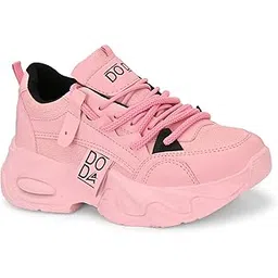 Casual Lace-Up Sneakers for Women | Soft Sole | Fashionable Shoes