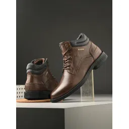 Casual Leather Boots for Men | Genuine Leather Upper | TPR Sole Boots For Men