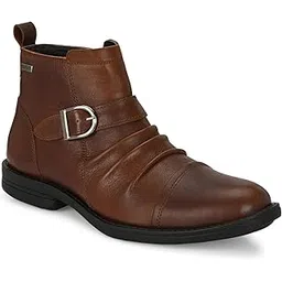 Casual Leather Boots for Men | Genuine Leather Upper | TPR Sole