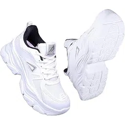 Casual Sneaker for Women| Soft Cushioned Insole & Lightweight | Stylish Lace-Up Shoes with Casual Outfits | Trendy Sneakers | Shoes for Women