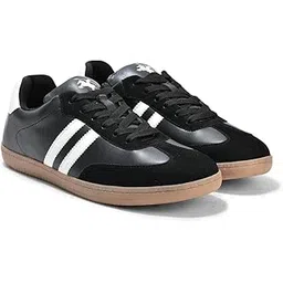 Casual Sneaker Shoes for Men l Lightweight & Comfortable with Cushioned Insole PU (Polyurethane) Upper TPR Sole Lace-Up Closure (P_MFTW00140)