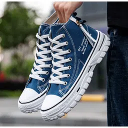 Casual Sneakers Canvas High Top Boots For Boys And Men Sneakers For Men
