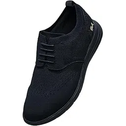 Casual Sneakers for Men | Breathable Knit Upper, Cushioned EVA Insole & Slip-Resistant Sole for All-Day Comfort