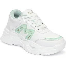 Casual Sneakers for Women Trendy Lace-Up Walking Gym Shoes