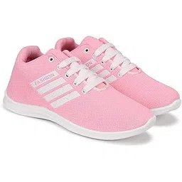 Casual Sneakers, Loafers,Walking and Running Shoes for Women Pink ORI-1704 (Pack of 1)