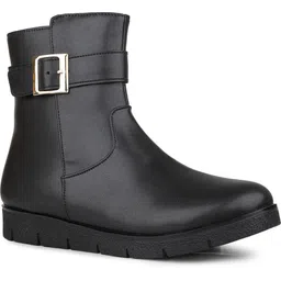 Casual Solid Round Toe Ankle Boots Boots For Women