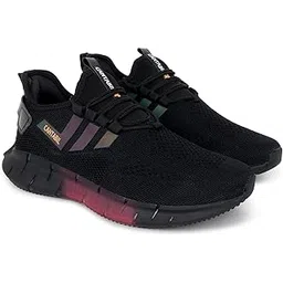 Casual Sports Shoes for Men l Lightweight & Comfortable with Cushioned Insole Flynet Upper Phylon Sole Slip on Closure (P_MFTW00040A)