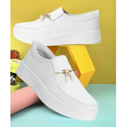 Casual Unique Buckle Detailed Loafers For Women & Girls Loafers For Women