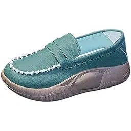 Casual Women Shoes Comfortable Slip On Soft For Indoor Outdoor Walking Green 39 | Womens Shoes | Flats & Oxfords