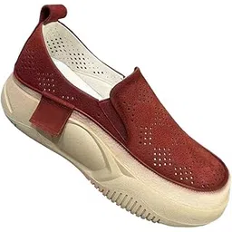 CB®Women's Platform Sneakers Walking Shoes Soft Nonslip Lightweight Sports Shoes 38 Red|Clothing Shoes & Accessories | Womens Shoes | Flats & Oxfords|1 Pair Womens Shoes