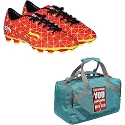 Charged Sports Bag Bouclier Stay Hungry Junior Cyan With Gowin Football Shoe Country Color Spain Size-2