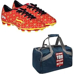 Charged Sports Bag Bouclier Stay Hungry Senior Grey With Gowin Football Shoe Country Color Spain Size-2