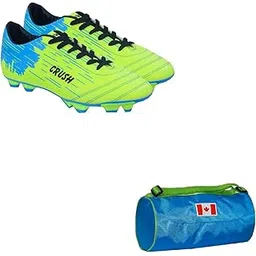 Charged Sports Bag Montreal Large Sky With Gowin Football Shoe Crush Green Cyan Size-8