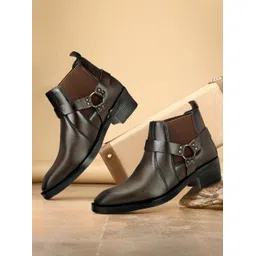 Chelsea boots for Men Full Grain Leather Genuine Leather Casual Boots For Men