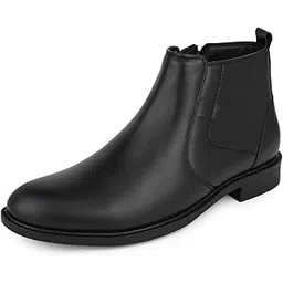 Chelsea Boots for Men | Soft Cushioned Insole, Slip-Resistance, Dynamic Feet Support& Arch Support|Zipper Boots
