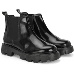 Chelsea Boots|Chunky Sole|Height Increasing|Slip-Resistance Boots For Men Boots For Men