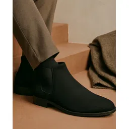 Chelsea Luxury Solid Outdoor, Trendy, Lightweight, Cushioned Footbed Boots For Men