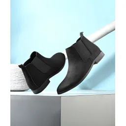 Chelsea Luxury Solid Outdoor, Trendy, Lightweight, Cushioned Footbed Boots For Men