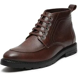 Chukka Boot for Men | Handcrafted | High Ankle Leather Boots | Hiking and Biking Boot | Lace Up Style Mens Formal Boot (BT-WBNDCKVS)