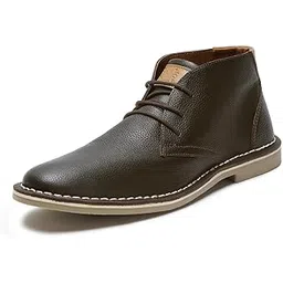 Chukka Boots for Men | Leather High Ankle Casual Boot | Formal Office & Business Wear Shoes | Hiking | Stitch Down Desert Boots (SDCKPD)