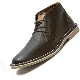 Chukka Boots for Men | Leather Shoes for Men | High Ankle Casual Boot | Formal Office & Business Wear Shoes | Hiking Boots for Men | Stitch Down Desert Boots | (SDCKPDBB_)