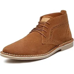 Chukka Boots for Men| Suede Leather Boots for Men| High Ankle Casual Boot | Casual Office & Trekking Shoes | Hiking Boots for Men | Stitch Down Desert Boots | [LSSDSUCKBGJB_]