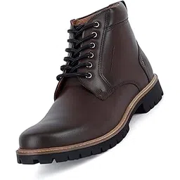 Chukka Boots Men| Handcrafted PU Leather | High Ankle Boot| Comfortable Formal Office & Business Wear Shoes | Dual Tone Patina Finish | Hiking and Biker Boot LSRGBT-WBJB
