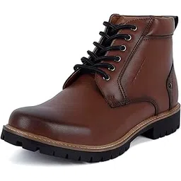Chukka Boots Men| High Ankle Boot| Comfortable Formal Office & Business Wear Shoes | Dual Tone Patina Finish | Hiking Boot | LSRGBT-WB