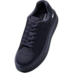 Chunky Lace Ups for Women | Breathable Knit Upper, Cushioned EVA Sole | Lightweight, Flexible Shoes, Everyday Comfort Sneakers